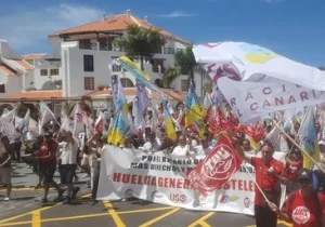No somos esclavos del turismo. Este jueves y viernes, el corazón turístico del sur de Tenerife fue testigo de algo más poderoso.