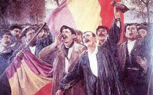 Revolución, milicias y puño en alto en la España republicana. Hoy no es solo un día para colgar banderas tricolores y cantar “¡ay, Carmela!”