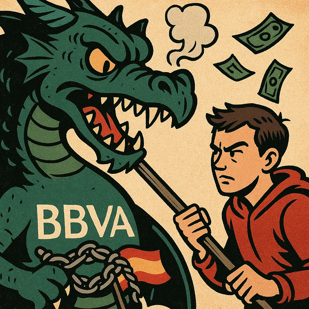 Una OPA muy hostil. La banca española está al borde de una nueva sacudida. Pero no es una noticia lejana ni aburrida