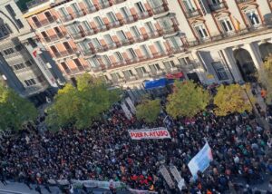 Por una universidad 100% Pública. Los días 26 y 27 hemos sido testigos de una jornada de lucha por la educación en Madrid histórica.